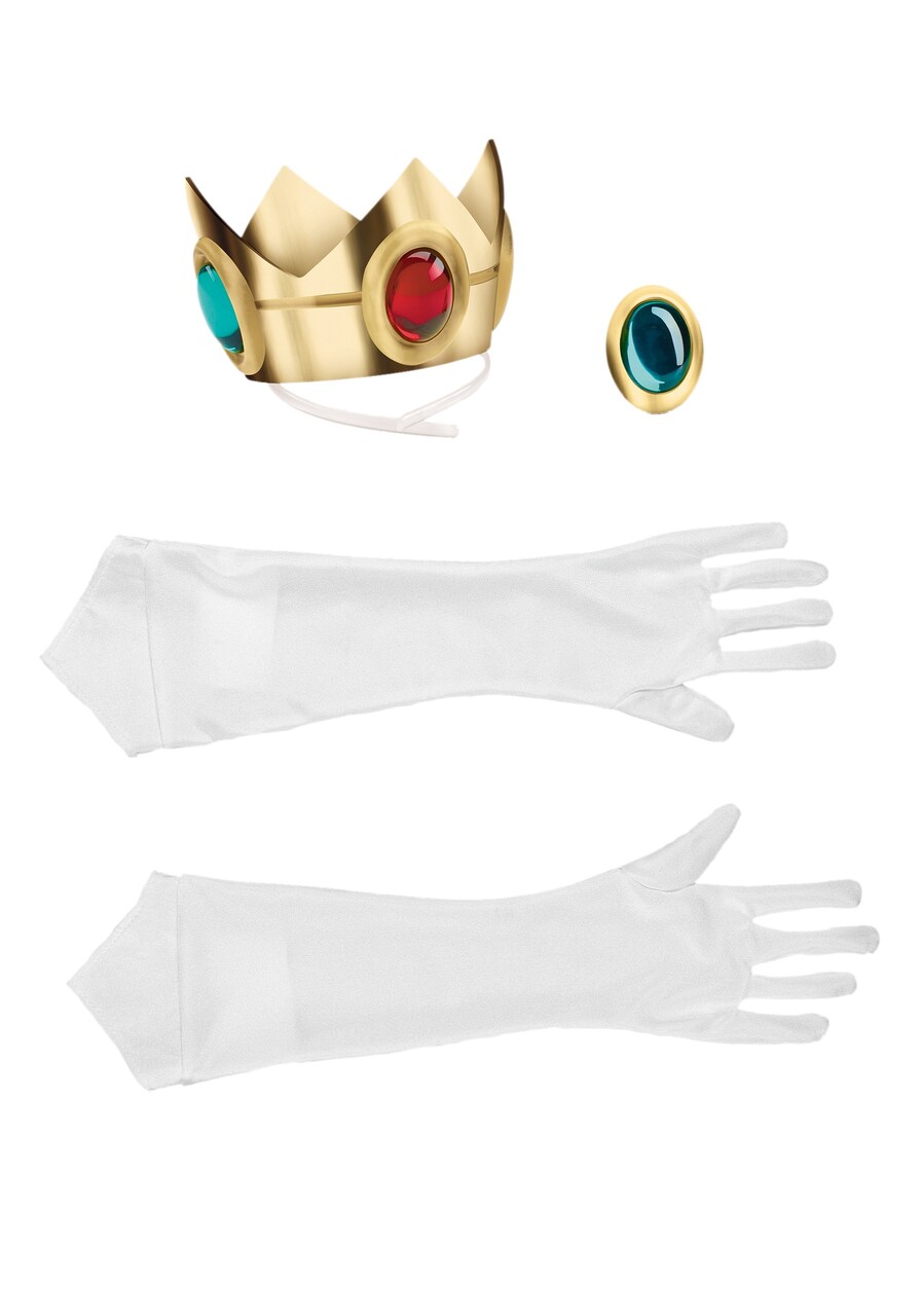 Women's Nintendo Super Mario Bros.Princess Peach Adult Costume Accessory Kit